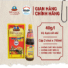 Cặp 2 Chai Thuỷ Tinh Nước Mắm Cốt Nhĩ 40 Độ Đạm 700ml