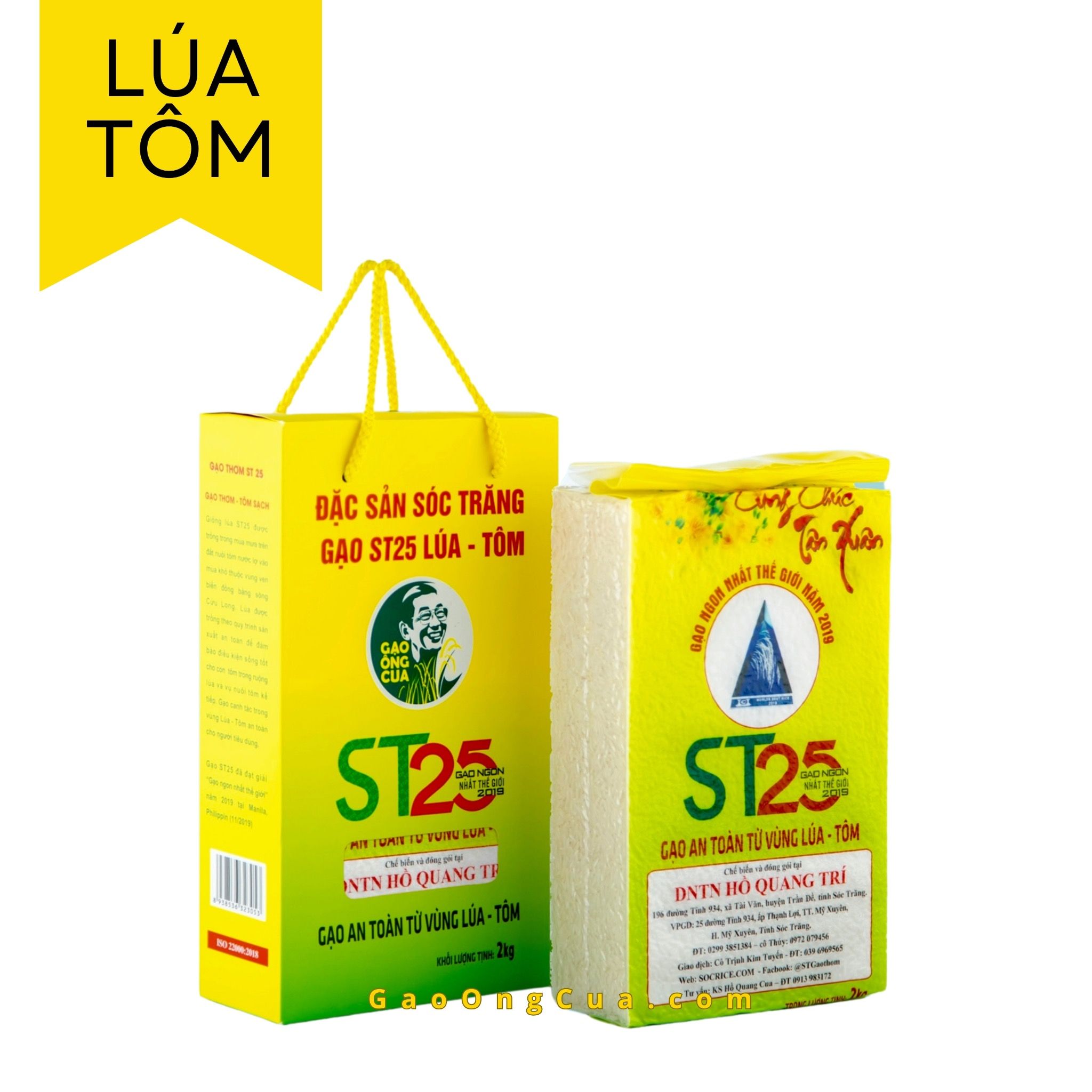 Gạo Lúa Tôm Túi 2kg