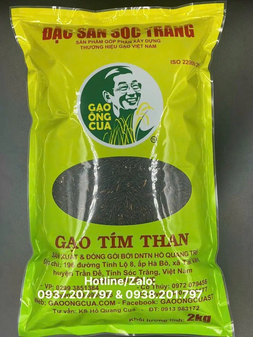 Gạo Ông Cua ST tím than